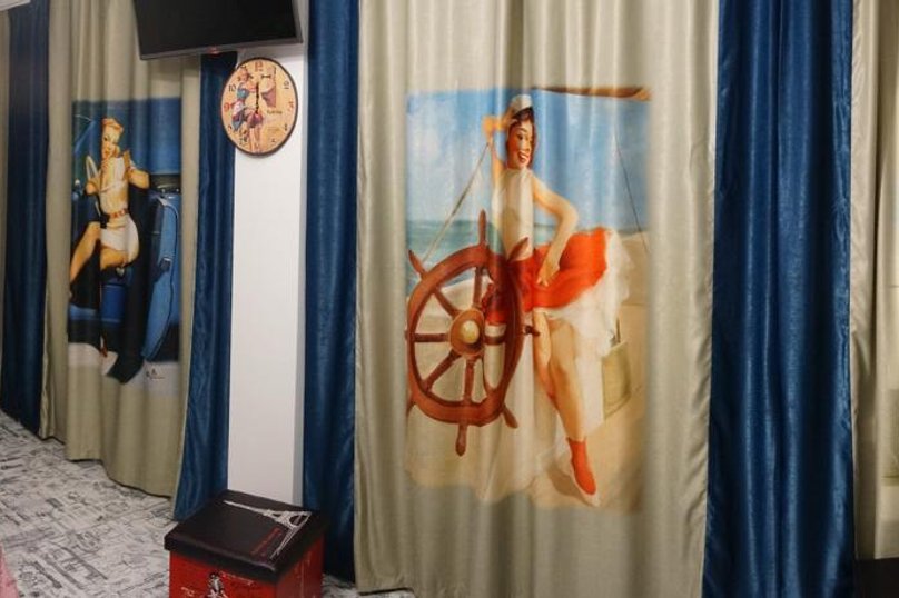 Студия-музей, люкс, 4х местная, "Pin Up/Rockabilly"., ул. Донецкая, 335, посёлок Любимовка, Севастополь - Фотография 1