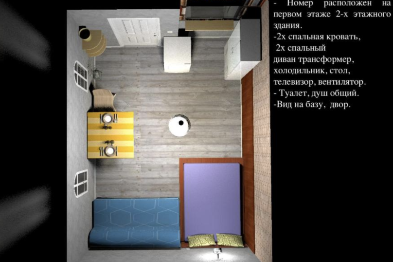 Эконом 4х местный , Черноморская, 1/1Б, Джанхот - Фотография 2